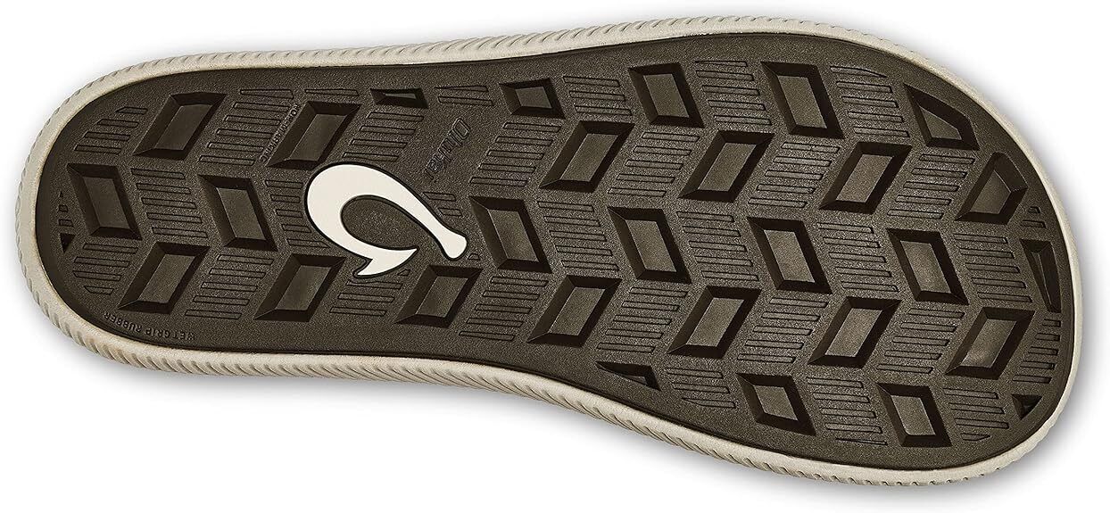 OluKai Men's Ulele 10435-6363 Dk Wood/Dk Wood Beach Sandals Brand New - AllSportsWearUSA